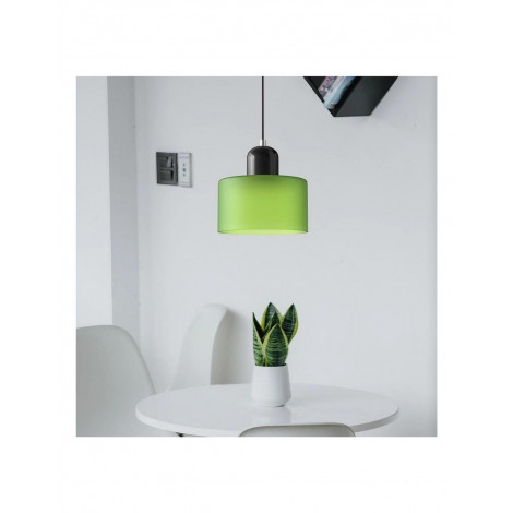 Suspension en verre teinté cylindre Morandi KL17|Suspensions|Kiki Lighting