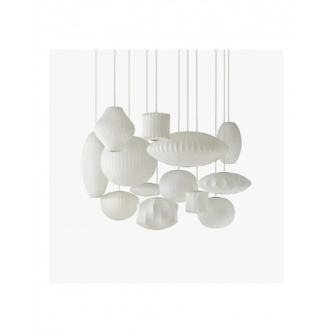 Suspension Nelson Bubble Blanche|Suspensions|Kiki Lighting