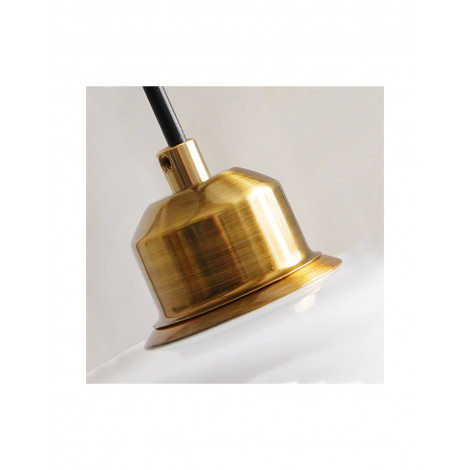 Lampe à Suspension Vintage en Verre de Lait Art Decor KL46|Suspensions|Kiki Lighting