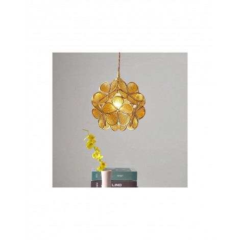 Lampes suspendues à pétales de verre|Suspensions|Kiki Lighting