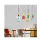 Suspension en verre nervuré Nordic Macaron Flauti|Suspensions|Kiki Lighting