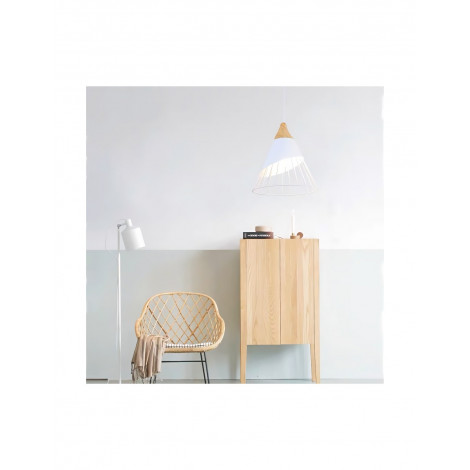 Lampe à suspension cage en métal colorée nordique KL69|Suspensions|Kiki Lighting