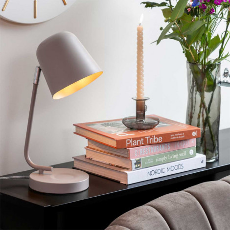 Lampe de table en métal rose|Lampes à poser|Lampe Avenue