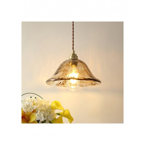Suspension Vintage Irrégulière en Verre Marron KL120|Suspensions|Kiki Lighting