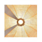 Lustre en rotin au design pétale rustique KL57|Lustre|Kiki Lighting