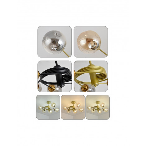 Lampe à suspension Globe combinée|Lustre|Kiki Lighting