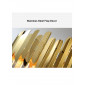 Lustre Moderne en Cristal Laiton|Lustre|Kiki Lighting