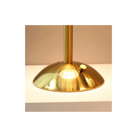 Lampe de table de chevet sans fil en laiton et cristal KL72|Lampes à poser|Kiki Lighting
