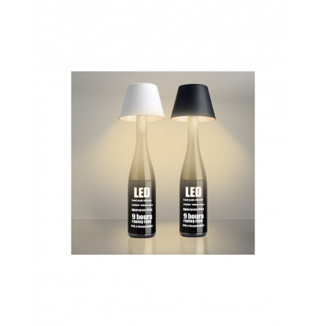 Dessus de tête de lampe de bouteille de vin rechargeable sans fil KL141|Lampes à poser|Kiki Lighting