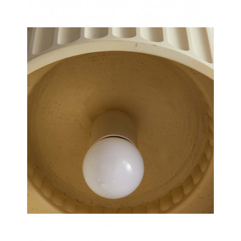 Plafonnier encastré à bol en résine de style crème KL118|Plafonnier|Kiki Lighting