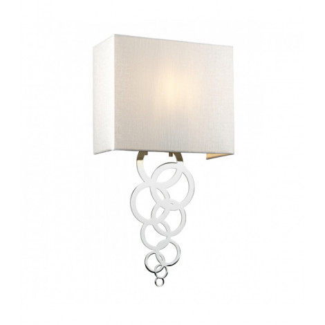 Applique murale Rosa Chrome poli 52,1 Cm|Appliques murales|Luminaire Center