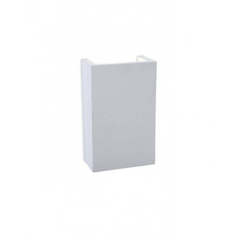 Applique en plâtre Gallery blanc 2 ampoules 16cm|Appliques murales|Luminaire Center