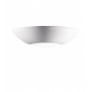 Applique en plâtre Casablanca blanc 1 ampoule 10cm|Appliques murales|Luminaire Center