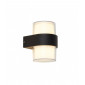 Applique moderne 2Lt Aluminium blanc 2 ampoules 13,3cm|Appliques murales|Luminaire Center