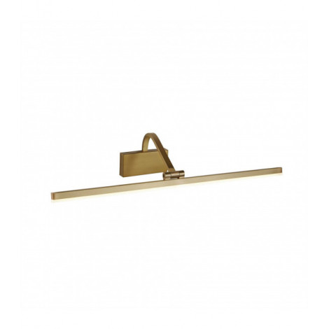 Applique à tableau Led Picture Acier inoxydable Or brossé 1 ampoule 11cm|Appliques murales|Luminaire Center