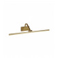 Applique à tableau Led Picture Acier inoxydable Or brossé 1 ampoule 11cm|Appliques murales|Luminaire Center