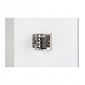 Applique design Veta Chrome 1 ampoule 12cm|Appliques murales|Luminaire Center