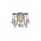 Applique design Acton Laiton antique 1 ampoule 17cm|Appliques murales|Luminaire Center