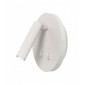 Applique avec liseuse Fusion blanc mat 1 ampoule 7,5cm|Appliques murales|Luminaire Center