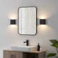 Lampe noire LED waterproof IP65 - Nox|Appliques murales|Kosilum
