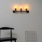 Applique industrielle 3 lumières large 64 cm - Jupiter|Appliques murales|Kosilum