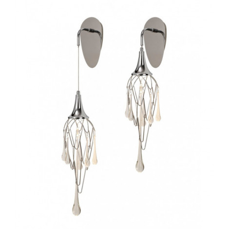 Applique murale 1 ampoule Chrome poli|Appliques murales|Luminaire Center