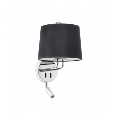 Applique avec liseuse Montreal Corps métallique 1 ampoule 39cm|Appliques murales|Luminaire Center