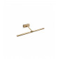 Applique à tableau Magritte Laiton antique 1 ampoule 4cm|Appliques murales|Luminaire Center