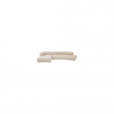 Canapé d'angle Bow gauche crème Kare Design|Canape|Kare