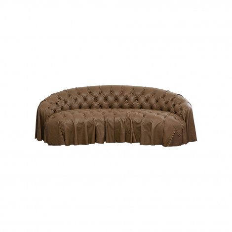 Canapé Drapes 3 places marron Kare Design|Canape|Kare