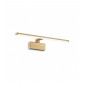 Applique à tableau Alma Métal Laiton satiné 1 ampoule 9cm|Appliques murales|Luminaire Center