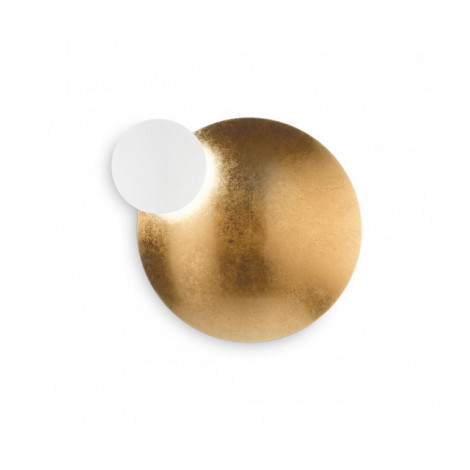 Applique murale Eclissi 1 ampoule Métal Or blanc|Appliques murales|Luminaire Center