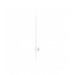 Applique LED intégré Essence Métal blanc 1 ampoule 7cm|Appliques murales|Luminaire Center