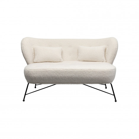 Canapé Jacky Teddy 2 places blanc Kare Design|Canape|Kare
