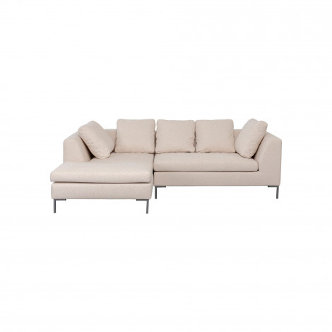 Canapé d'angle Gianna 250cm gauche crème Kare Design|Canape|Kare