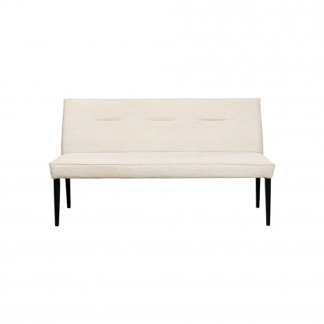 Banquette Ledro Cord côtelée crème Kare Design|Canape|Kare