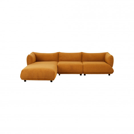 Canapé d'angle gauche Gigi marron Kare Design|Canape|Kare