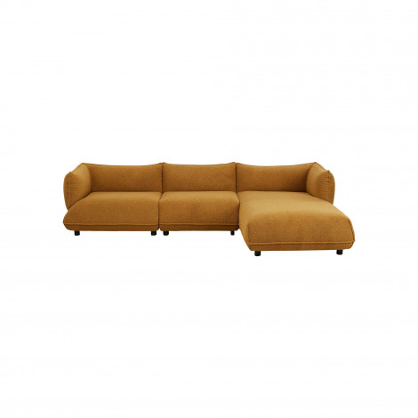 Canapé d'angle droite Gigi marron Kare Design|Canape|Kare