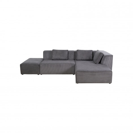 Canapé d'angle Infinity Cord gris droite Kare Design|Canape|Kare
