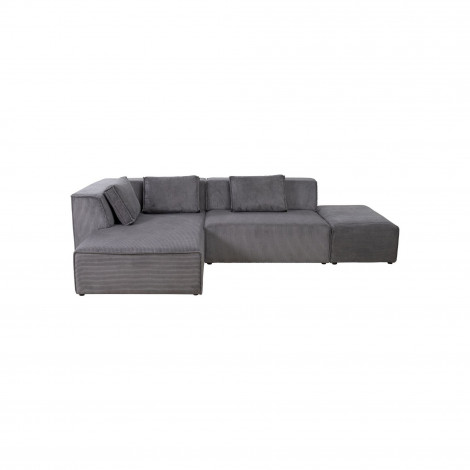 Canapé d'angle Infinity Cord gris gauche Kare Design|Canape|Kare