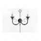 Applique murale Classica Noir 2 ampoules 31cm|Appliques murales|Luminaire Center