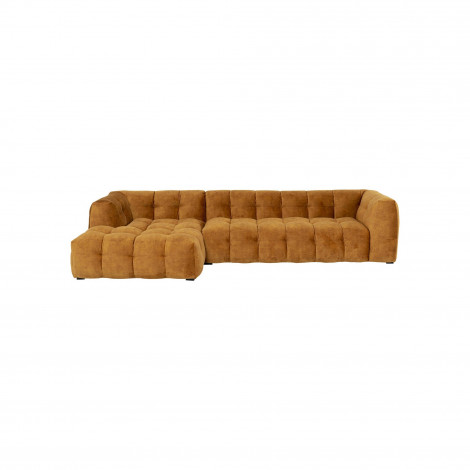 Canapé d'angle Salamanca velours ocre gauche Kare Design|Canape|Kare
