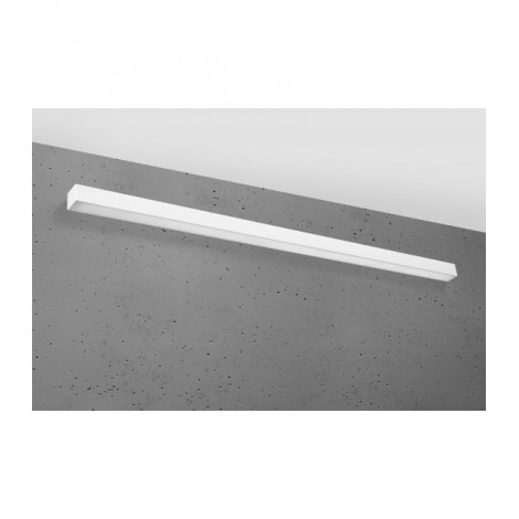 Applique murale Pinne Aluminium blanc 1 ampoule 5,3cm|Appliques murales|Luminaire Center