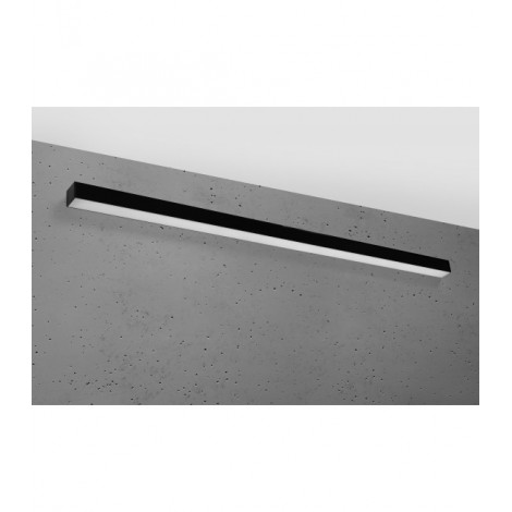 Applique murale Pinne Aluminium Noir 1 ampoule 5,3cm|Appliques murales|Luminaire Center