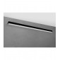 Applique murale Pinne Aluminium Noir 1 ampoule 5,3cm|Appliques murales|Luminaire Center