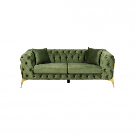 Canapé Bellissima 2 places velours vert Kare Design|Canape|Kare