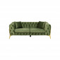 Canapé Bellissima 2 places velours vert Kare Design|Canape|Kare