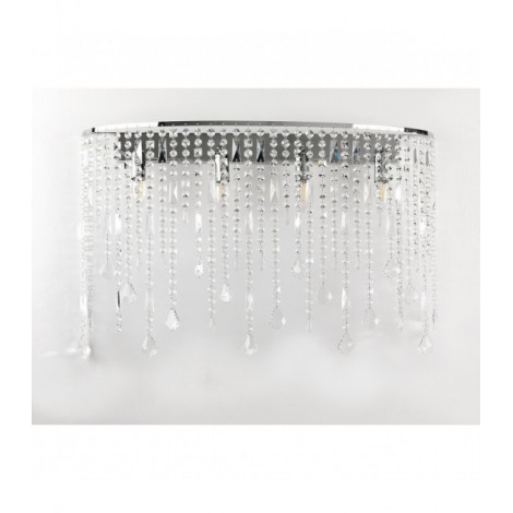 Applique murale LAILA Crystal Métal,Cristaux Chrome|Appliques murales|Luminaire Center
