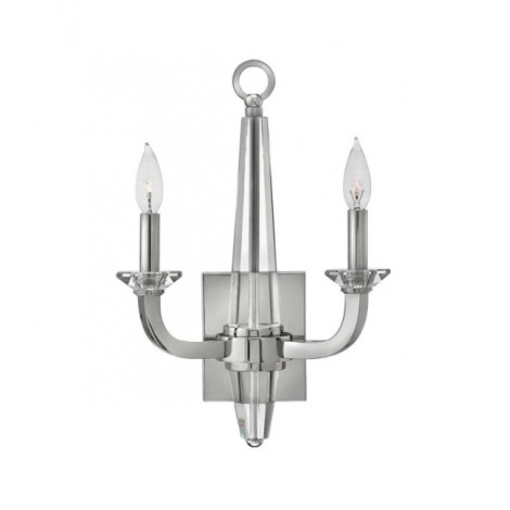Applique murale Hinkley Cristal,Acier Nickel poli|Appliques murales|Luminaire Center