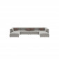 Canapé 2 angles Infinity gris XXL 4 assises Kare Design|Canape|Kare